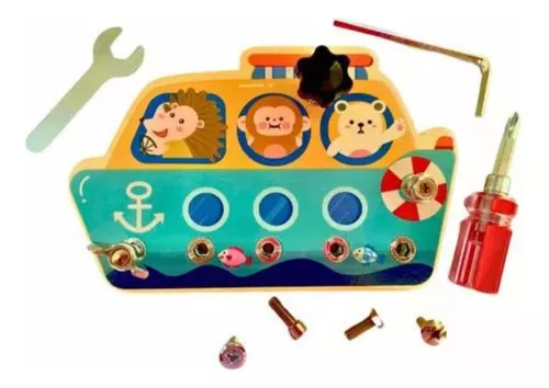 JUEGO DE MOTRICIDAD PARA NIÑOS ATORNILLAR - 1