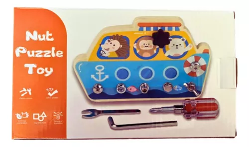 JUEGO DE MOTRICIDAD PARA NIÑOS ATORNILLAR - 2