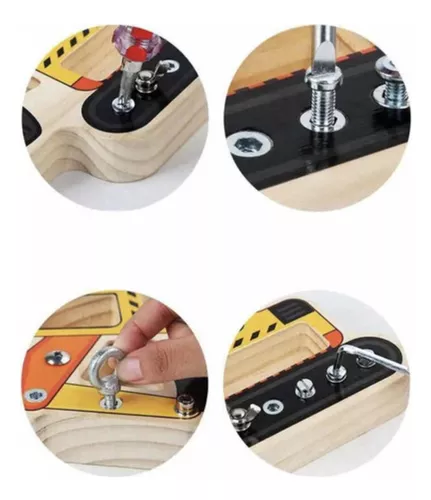 JUEGO DE MOTRICIDAD PARA NIÑOS ATORNILLAR - 3