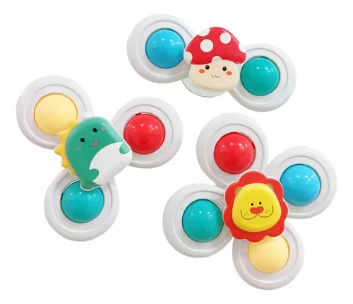 JUGUETE BAÑO DUCHA SPINNER GIRATORIO 3 EN 1 - 1