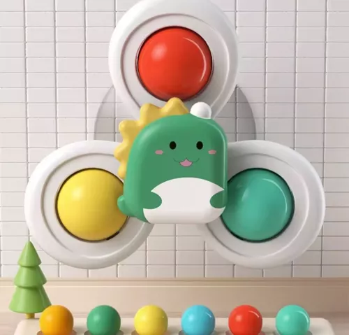 JUGUETE BAÑO DUCHA SPINNER GIRATORIO 3 EN 1 - 2