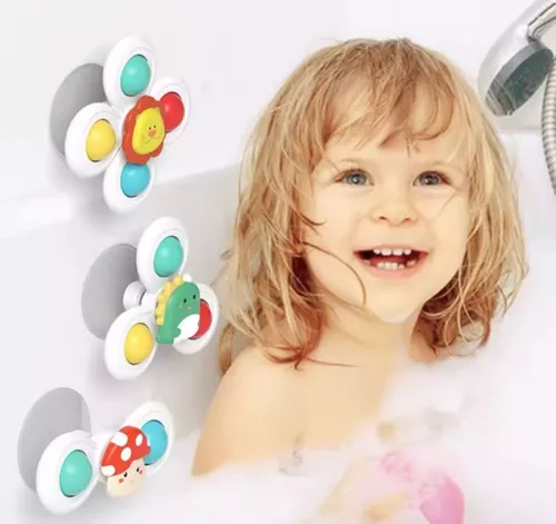 JUGUETE BAÑO DUCHA SPINNER GIRATORIO 3 EN 1 - 3