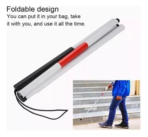 BASTON PARA INVIDENTE CIEGO PLEGABLE - 5