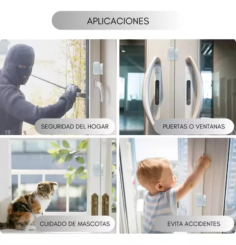 ALARMA PARA PUERTA VENTANA CON SENSOR MAGNETICO - 4