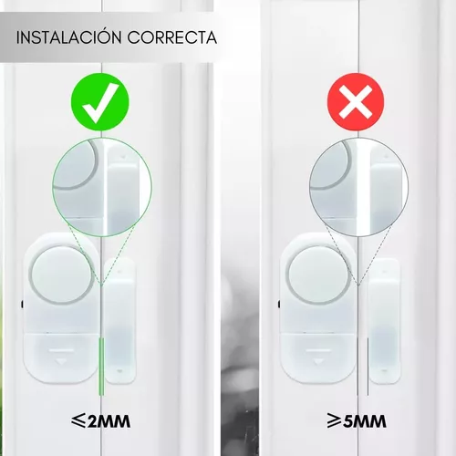 ALARMA PARA PUERTA VENTANA CON SENSOR MAGNETICO - 6