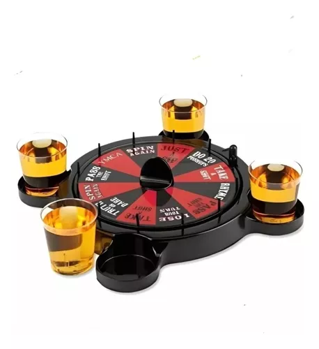 JUEGO DE MESA SPIN SHOT BAR LICOR TRAGO CHUPITO - 2