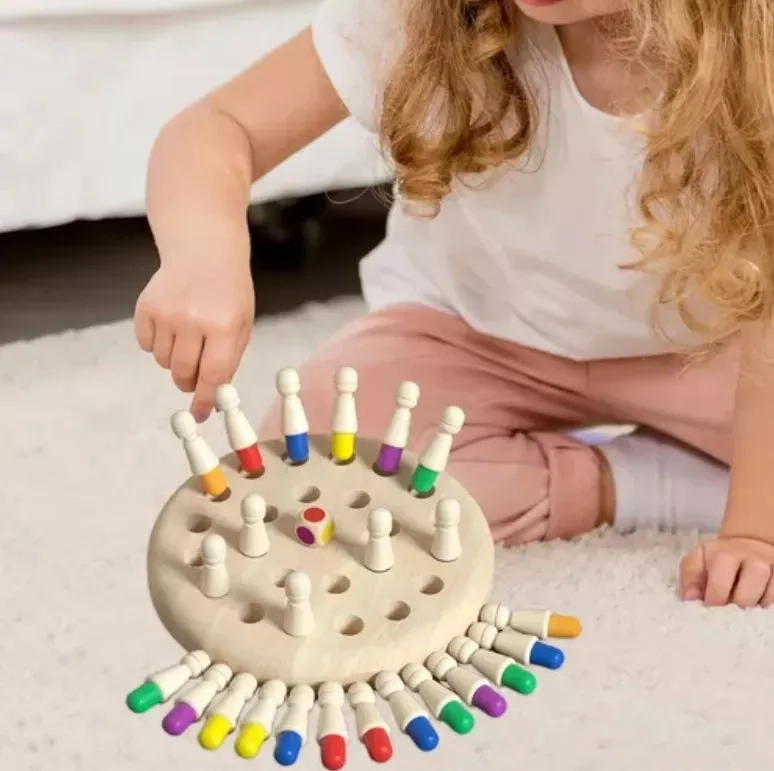 JUEGO MONTESSORI DE MEMORIA DE MADERA - 2