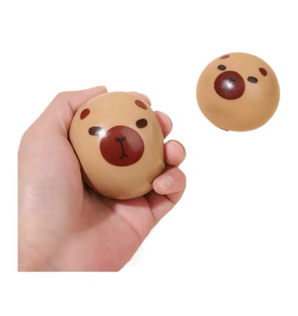 SQUISHY REALISTA DE CAPIBARA ULTRASUAVE PELOTA - 1