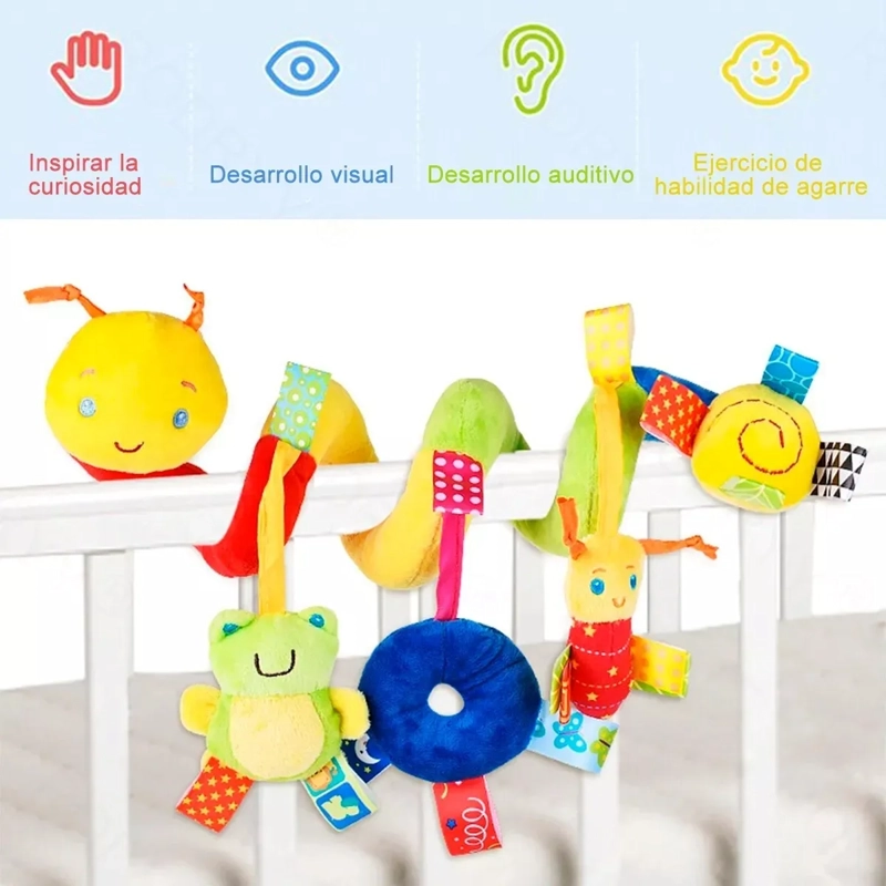 PELUCHE PARA COCHECITO SONAJERO CUNA ESPIRAL - 1