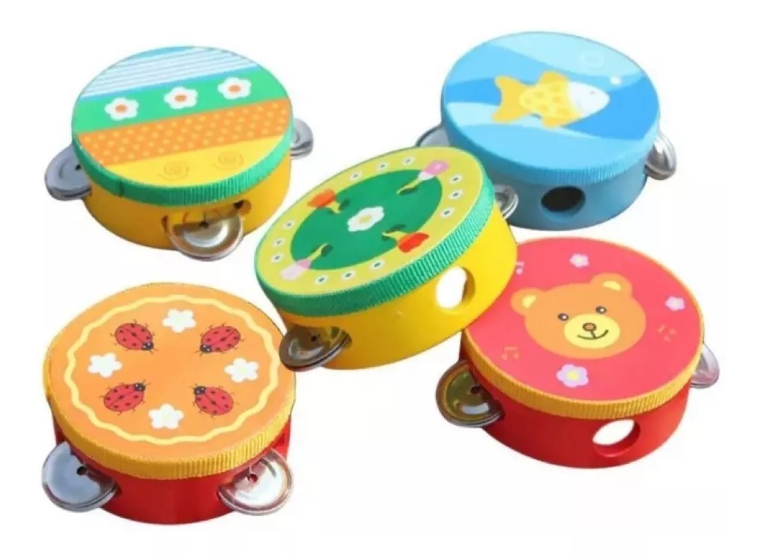 PANDERO MUSICAL INSTRUMENTO PANDERETA DE MANO - 2
