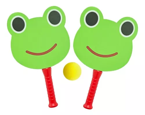 JUEGO DE PALETAS SUAVE DE RANA BEBE - 1