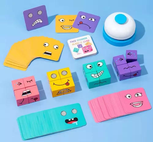 JUEGO DE CUBO DIDACTICO EXPRESIONES Y EMOCIONES - 2