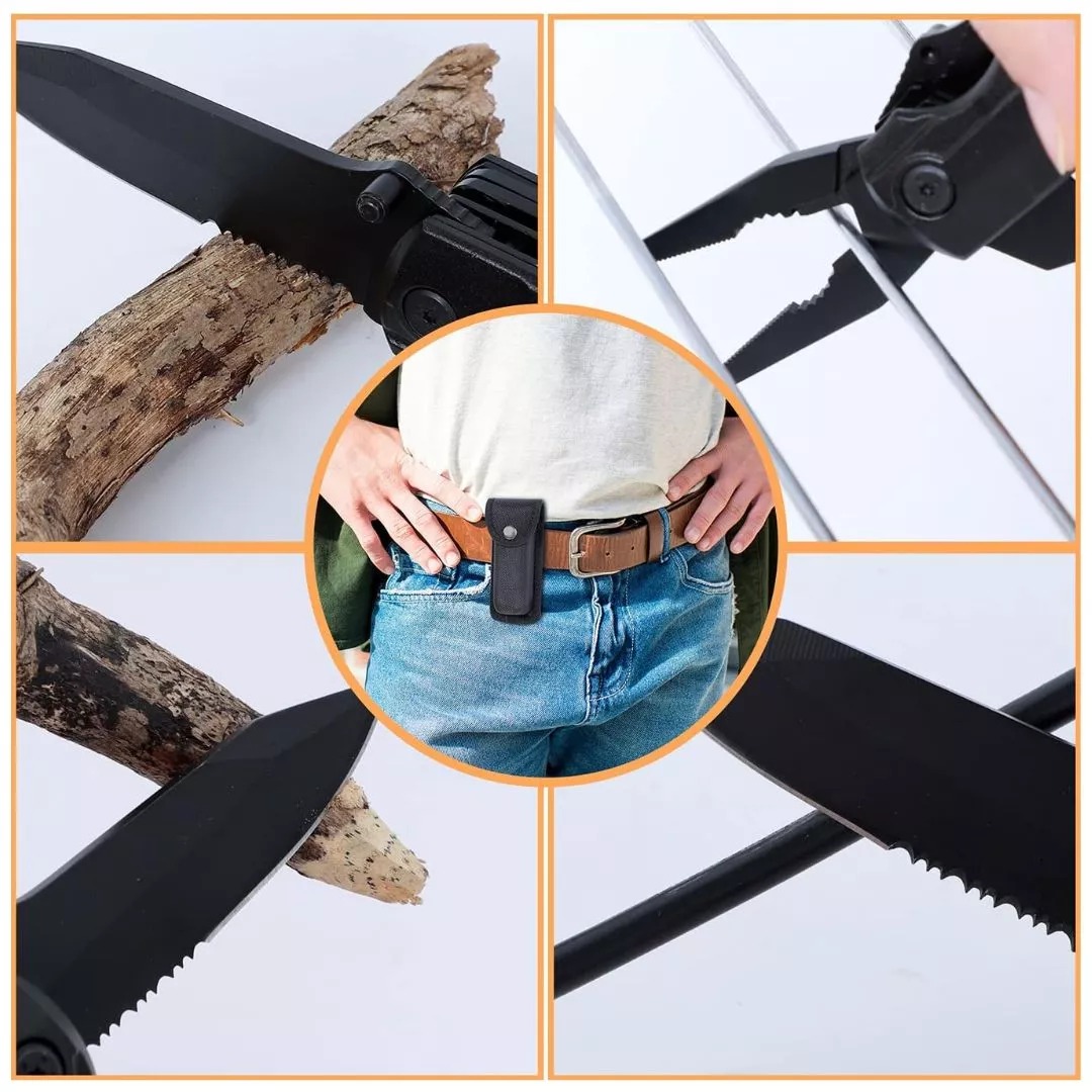 NAVAJA TACTICA CUCHILLO MILITAR CAMPING 16 EN 1 - 3