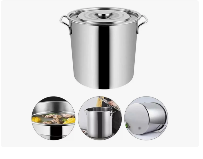 FONDO OLLA ACERO INOXIDABLE 12 LITROS COCINA - 1