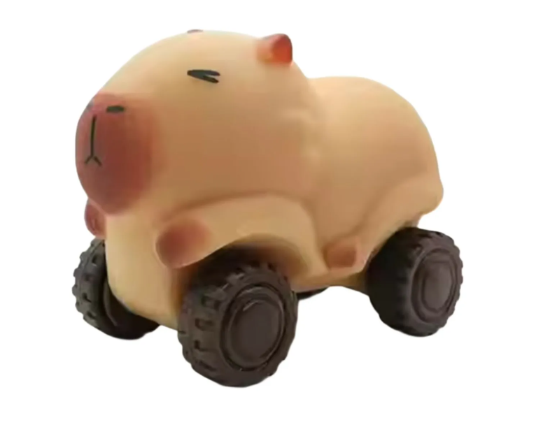 CAPIBARA CARRITO SQUISHY JUGUETE ELASTICO - 1