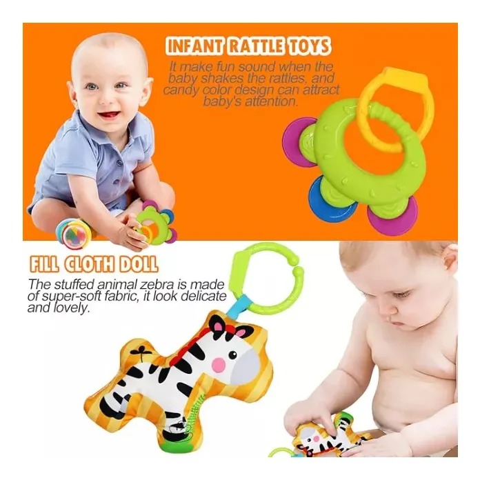 ALMOHADA DE GATEO Y ESTUMULACION PARA BEBES SENSORIAL - 3