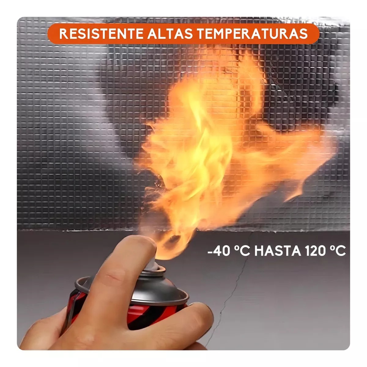 ADHESIVO CINTA TAPAGOTERA TECHO SELLADOR 5CMX5XM PLATEADO - 4