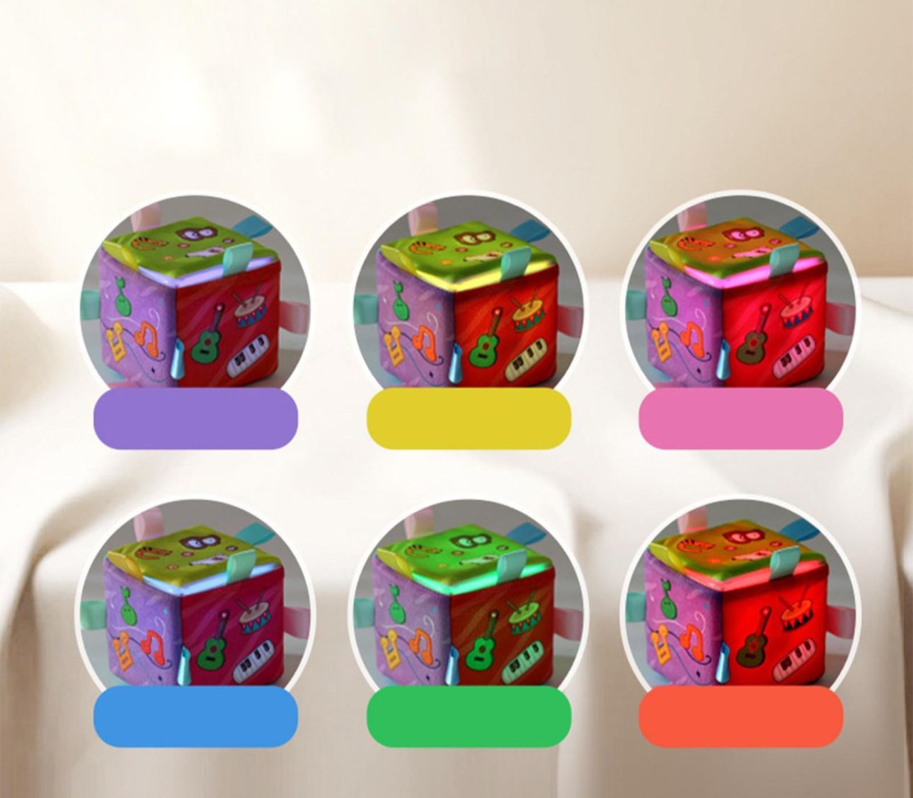 CUBO DE ACTIVIDADES MUSICAL PARA BEBES - 3