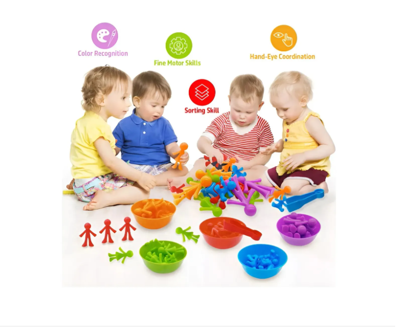 JUEGO DIDACTICO NIÑOS EDUCATIVO APRENDER COLORES MONTESSORI - 2