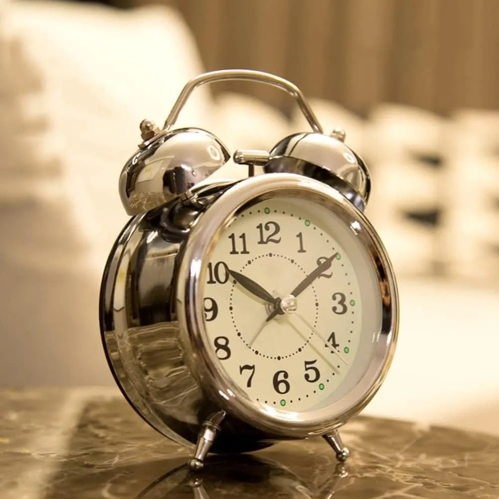 RELOJ DESPETADOR DE CAMPANA - 2