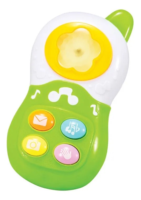 CELULAR DIDACTICO PARA BEBES CON SONIDOS Y LUCES MUSICAL - 1