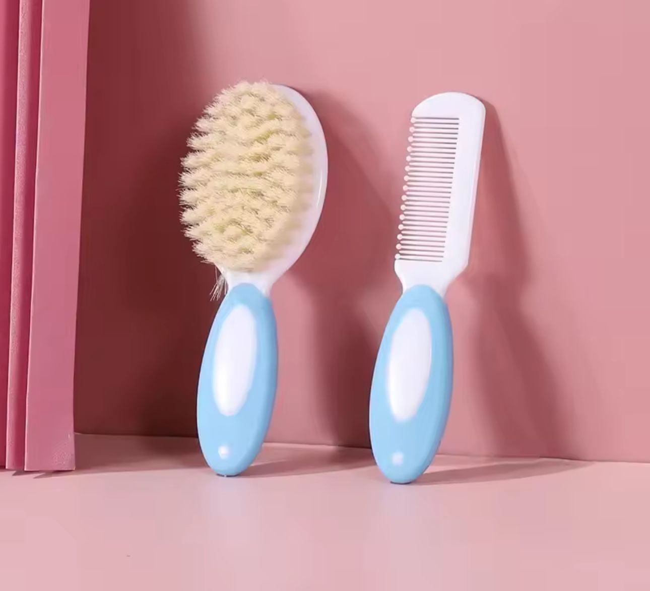 SET DE HIGIENE PARA BEBES CEPILLO Y PEINE SUAVE LIMPIEZA - 3