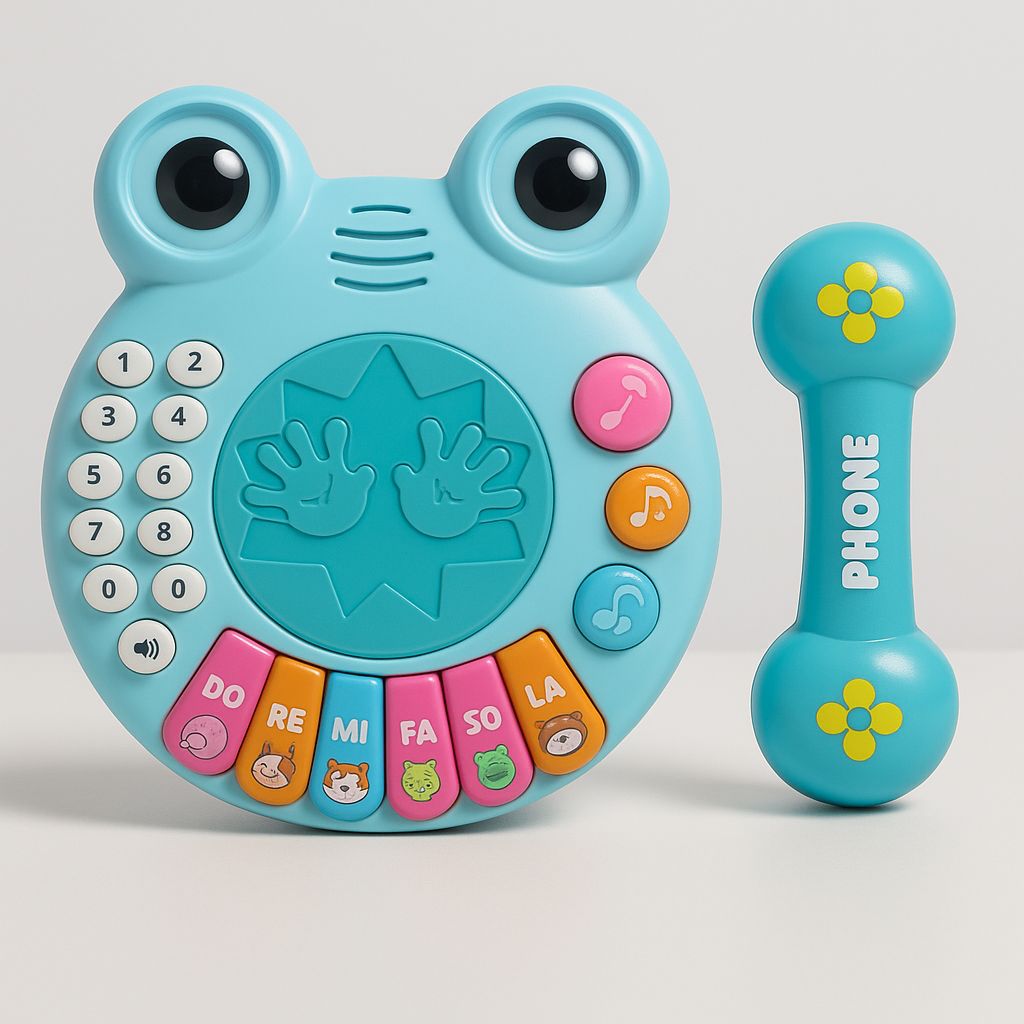CELULAR JUGUETE INTERACTIVO PARA BEBÉS CON SONIDO - 1
