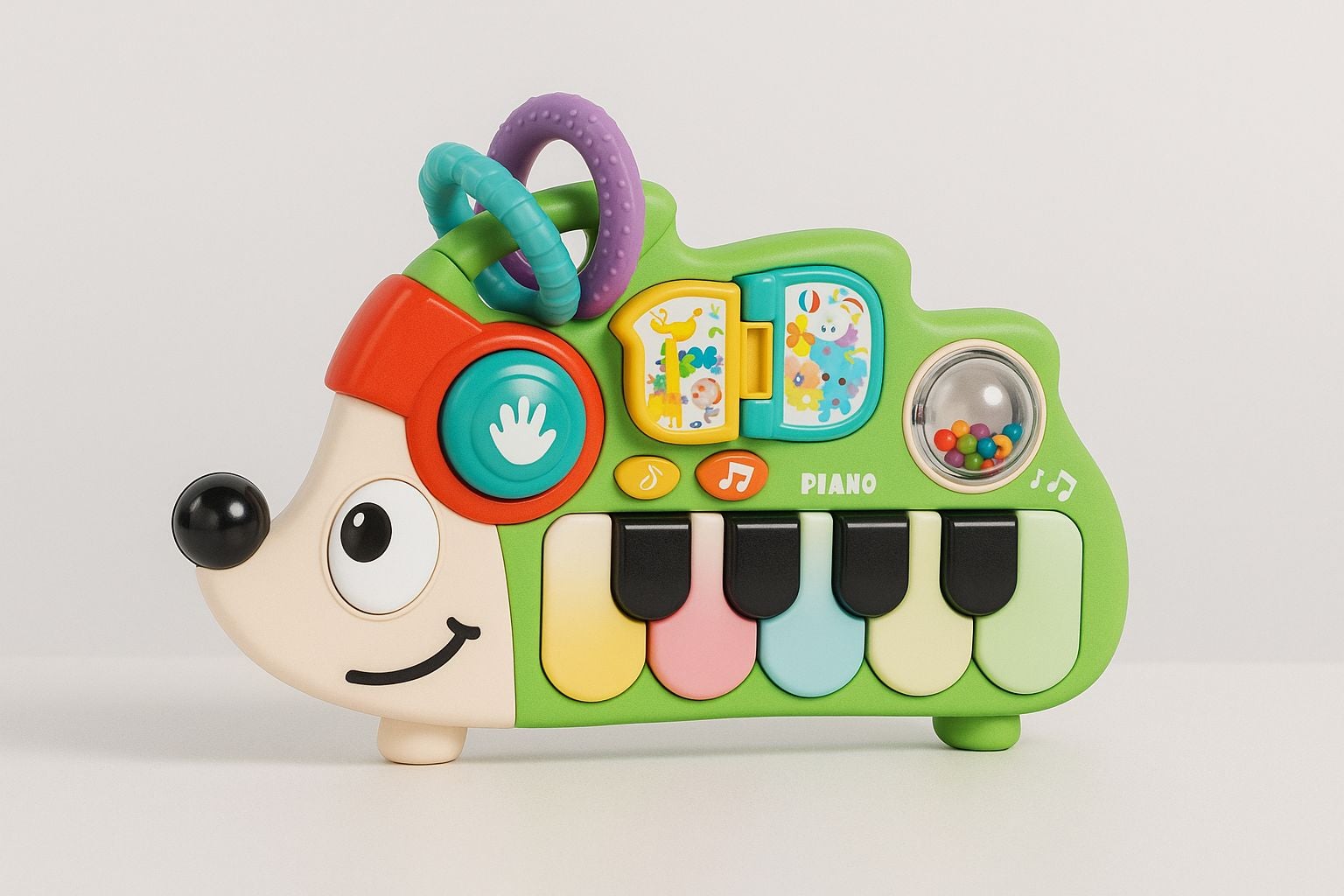 JUGUETE PIANO MUSICAL DIDACTICO CON LUZ - 1