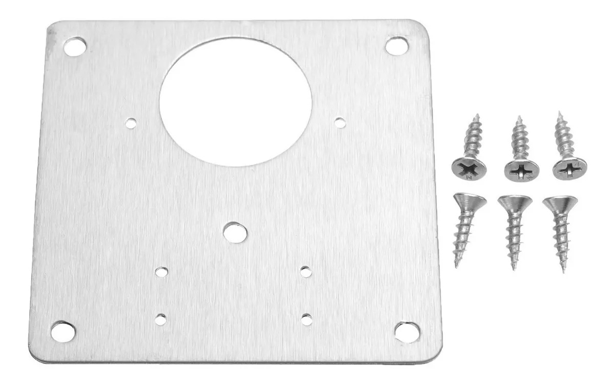 PLACA DE REPARACION BISAGRA MUEBLE TORNILLOS PUERTA - 1