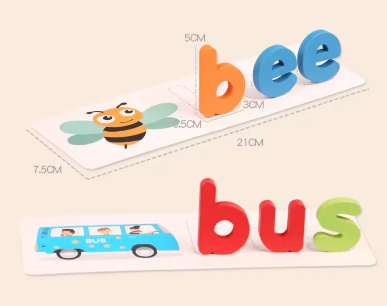 JUEGO DE PALABRA INFANTIL APRENDIZAJE DELETREO INGLES - 3