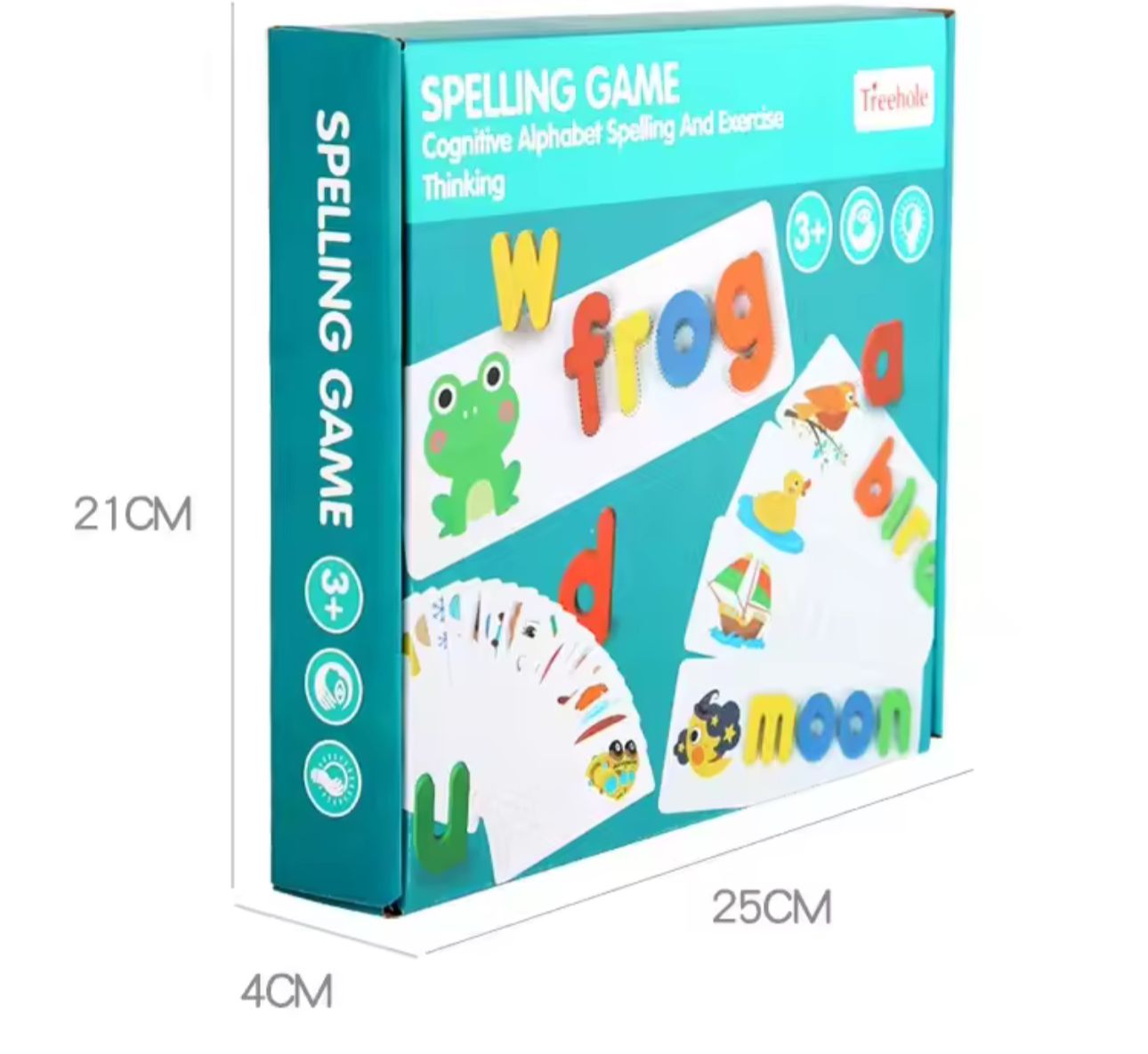 JUEGO DE PALABRA INFANTIL APRENDIZAJE DELETREO INGLES - 4