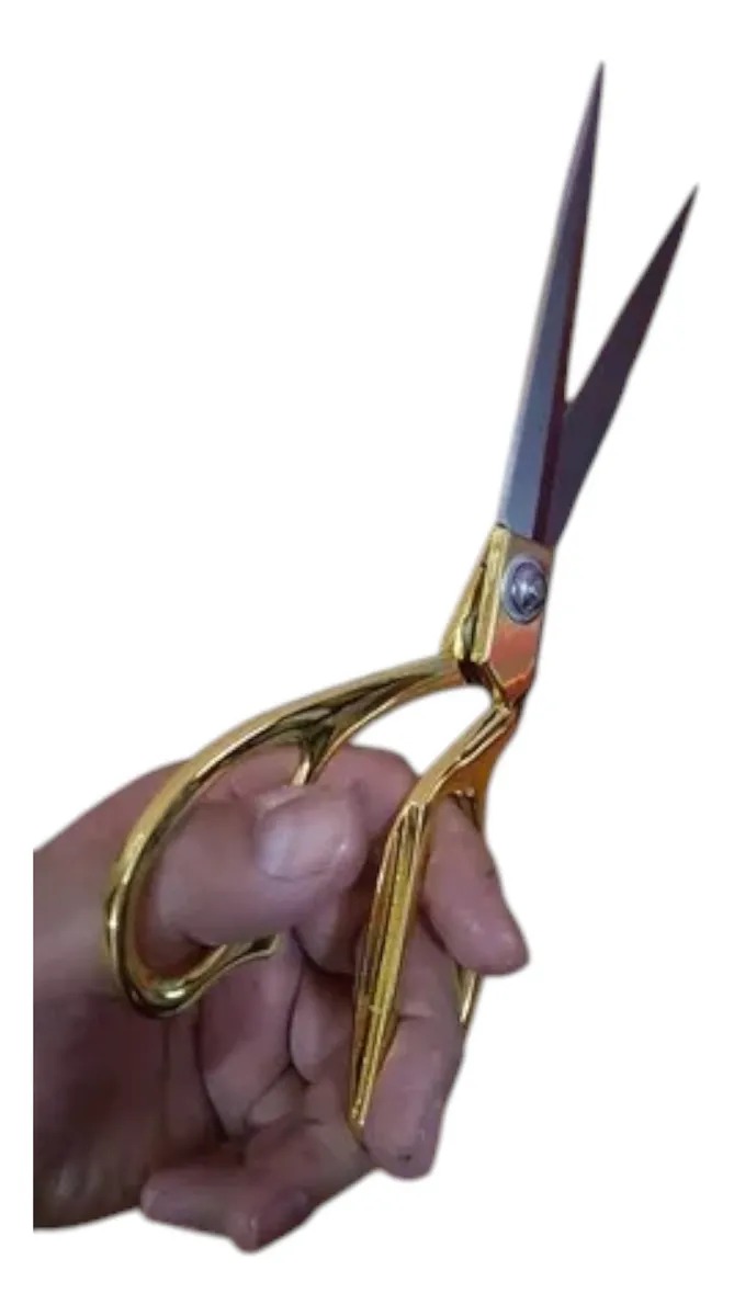 TIJERA PARA TELA PROFESIONAL SASTRE PAPELERIA COSTURA ACERO - 4