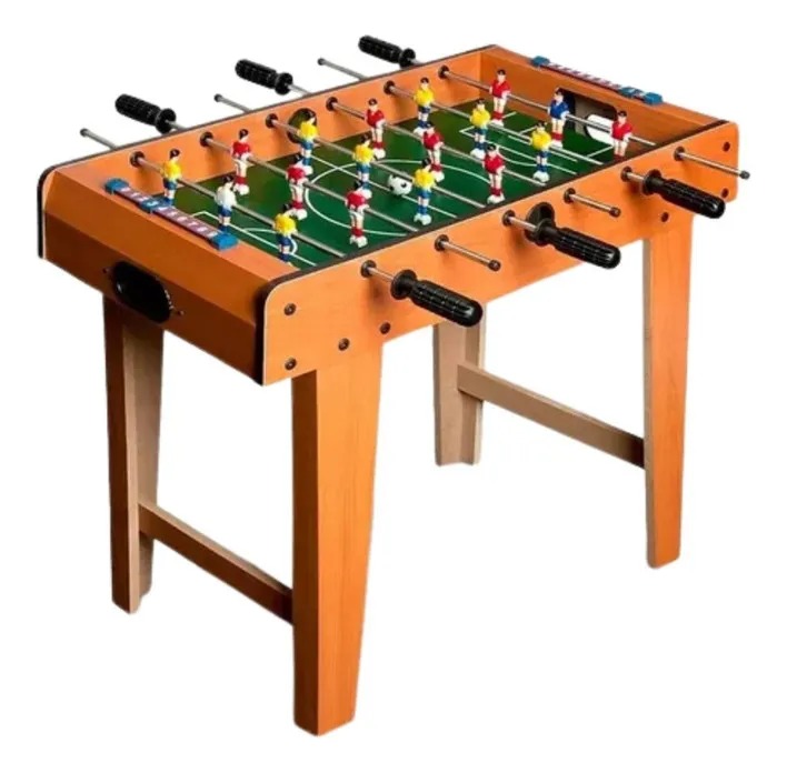 TACA TACA DE MADERA NIÑOS CON PATAS MESA DE FUTBOL - 1