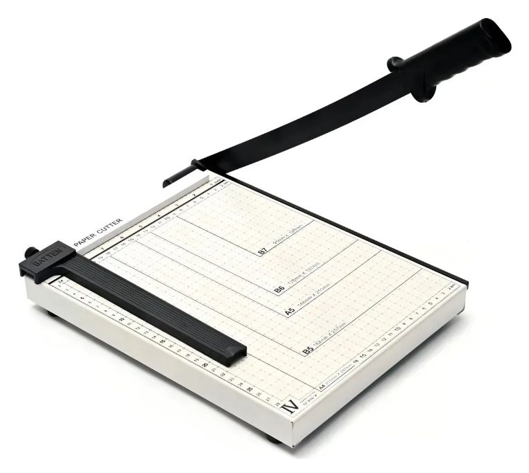 GUILLOTINA METALICA CORTADORA PAPEL A4 30CMX25CM - 3
