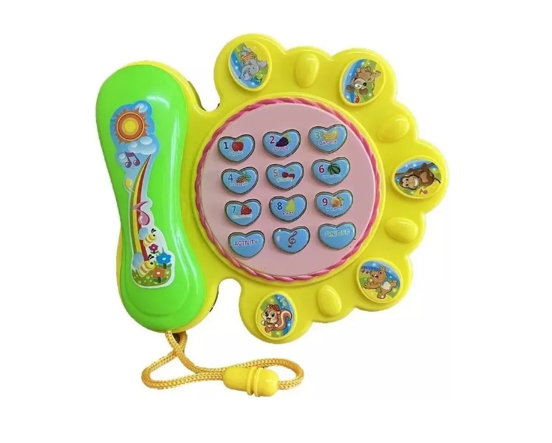 JUGUETE TELEFONO DIDACTICO SONIDO PARA NNIÑOS BEBE - 1