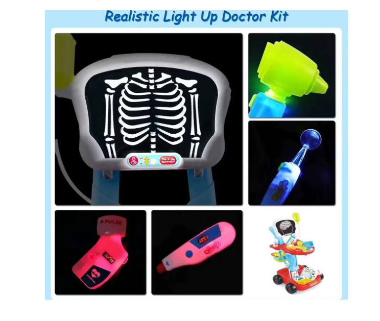 JUEGO MEDICO OFICIO SIMULADOR EDUCATIVO PARA NIÑOS 23 PCS - 3