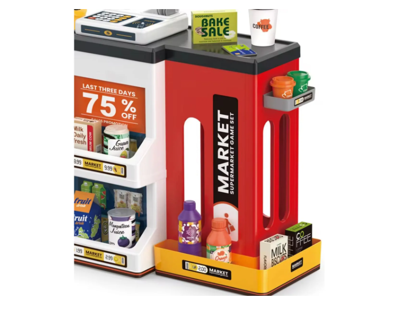 JUEGO SUPERMERCADO MINI MARKET CON ACCESORIOS 47 PCS - 2