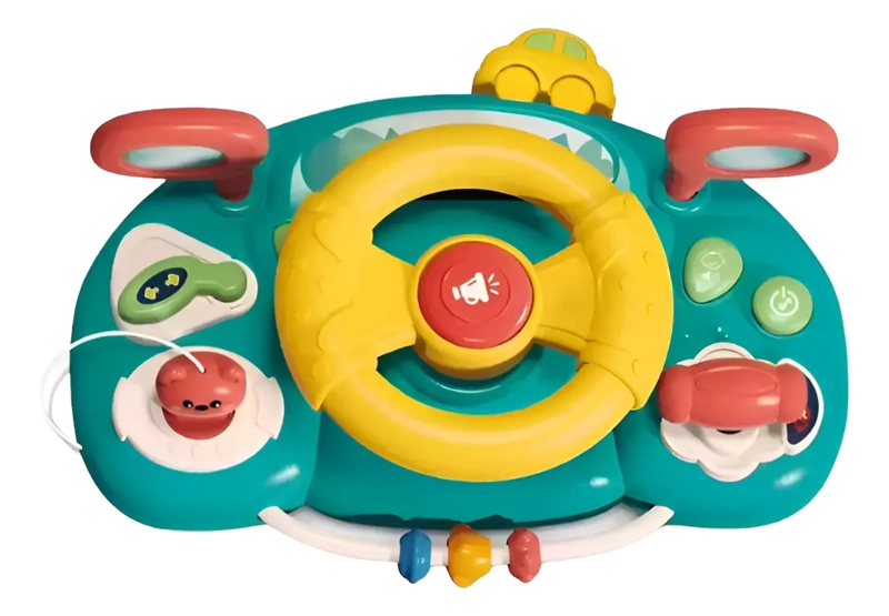 JUGUETE INFANTIL VOLANTE AUTO MUSICAL - 1
