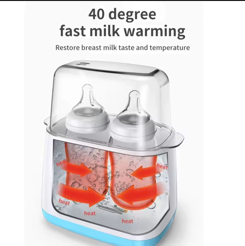 CALENTADOR ESTERILIZADOR 4 MAMADERAS 6 EN 1 CONTROL REMOTO - 2