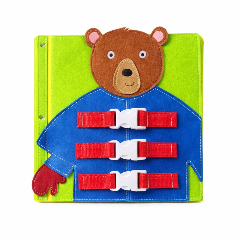 JUGUETE DIDACTICO OSO MOTRICIDAD FINA SENSORIAL NIÑOS - 1