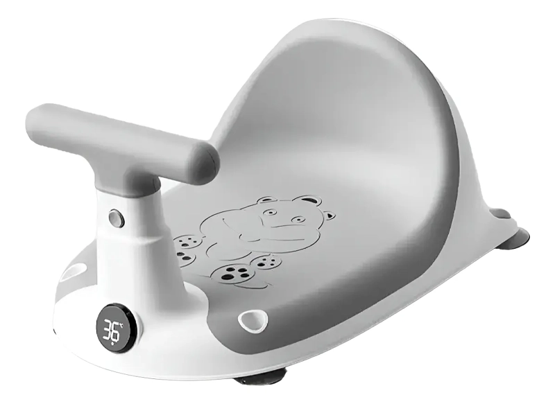ASIENTO DE DUCHA PARA BEBES ANTIDESLIZANTE CON TERMOMETRO - 1