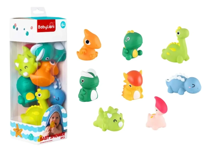 JUGUETES DINOSAURIOS DE BAÑO PARA BEBES Y NIÑOS - 1
