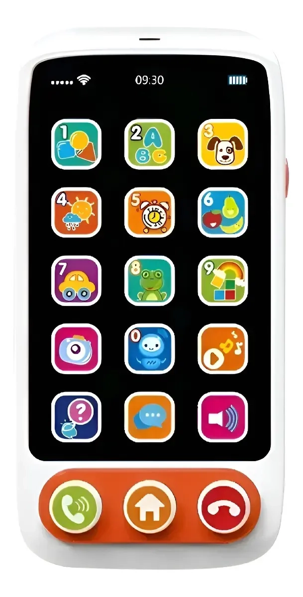 CELULAR DIDACTICO DE JUGUETE MUSICAL CON LUCES Y SONIDO - 1