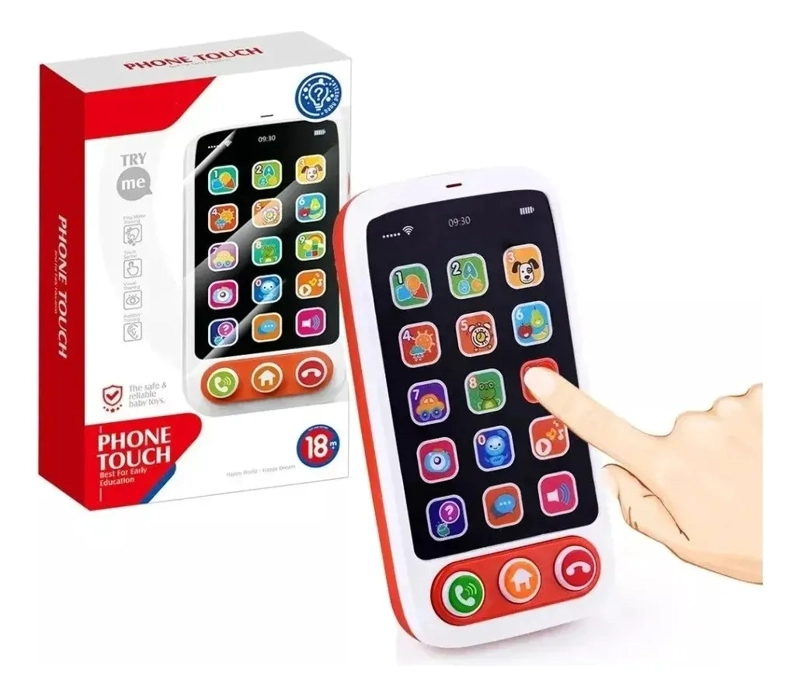 CELULAR DIDACTICO DE JUGUETE MUSICAL CON LUCES Y SONIDO - 3
