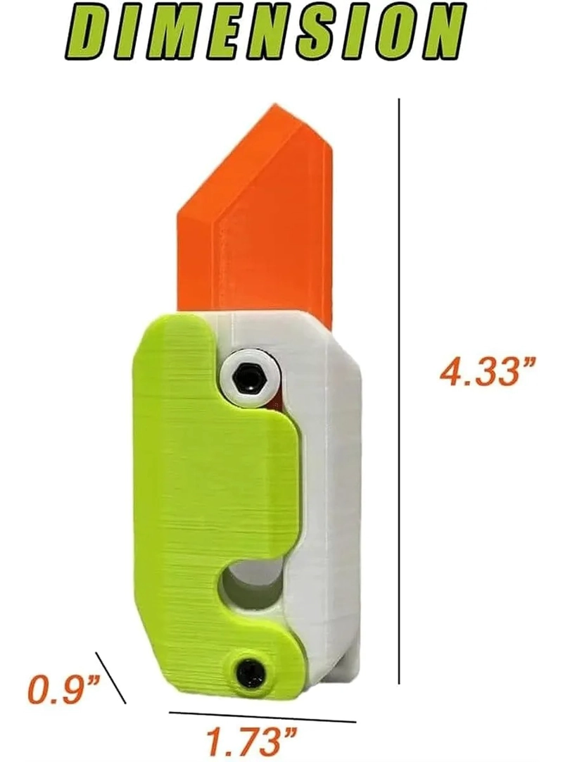 CUCHILLO JUGUETE PLASTICO SENSORIAL JUGUETE ANTIESTRE S - 2