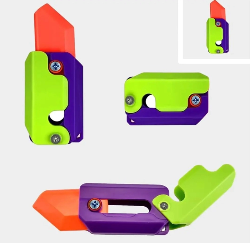 CUCHILLO JUGUETE PLASTICO SENSORIAL JUGUETE ANTIESTRE S - 3