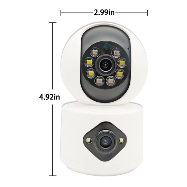 CAMARA DE VIGILANCIA INTELIGENTE WIFI HD CON LENTE DE CAMARA - 2