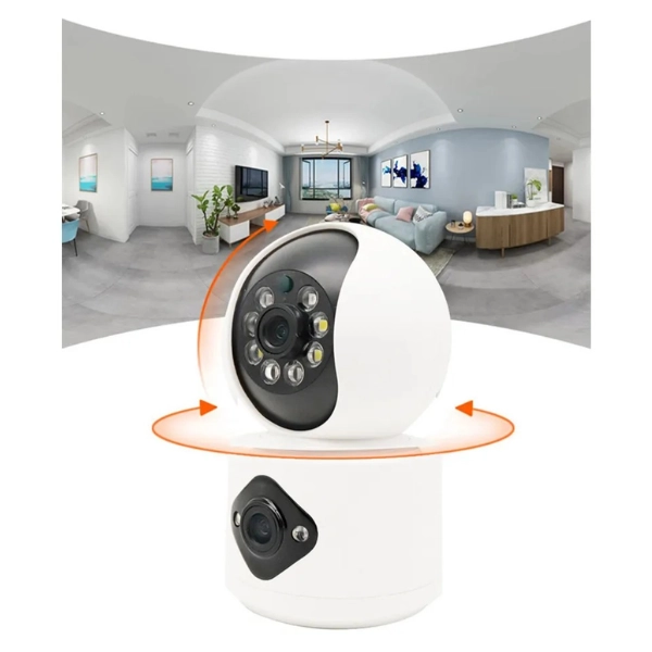 CAMARA DE VIGILANCIA INTELIGENTE WIFI HD CON LENTE DE CAMARA - 3