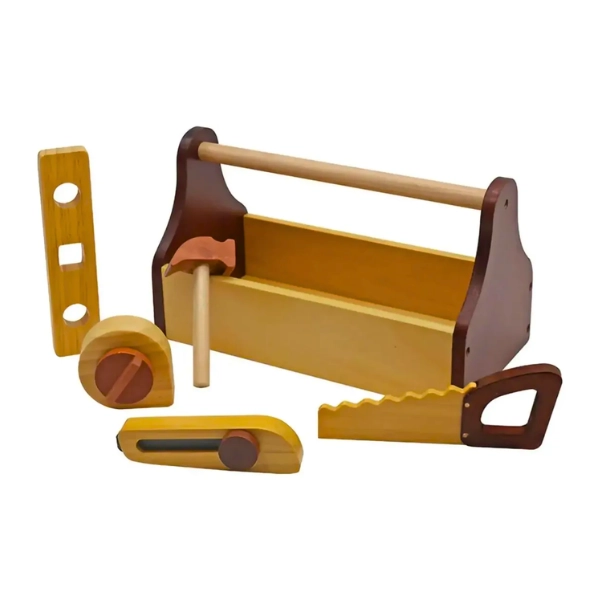 HERRAMIENTAS INFANTIL DE MADERA CON MALETIN DIDACTICO - 1