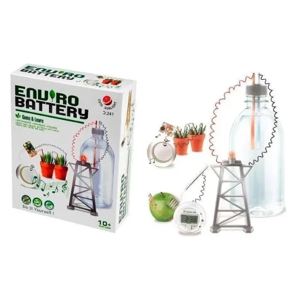 KIT DE EXPERIMENTO EDUCATIVO BATERIA NATURAL CIENCIA PARA NIÑOS - 1